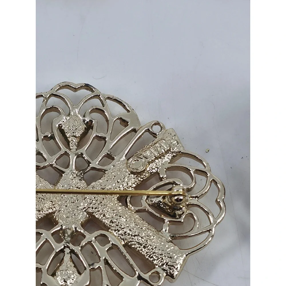 Vintage Brooch‎ Lot 7pc Sarah Coventry Napier Gold Silver Tone Floral Leaf Pearl